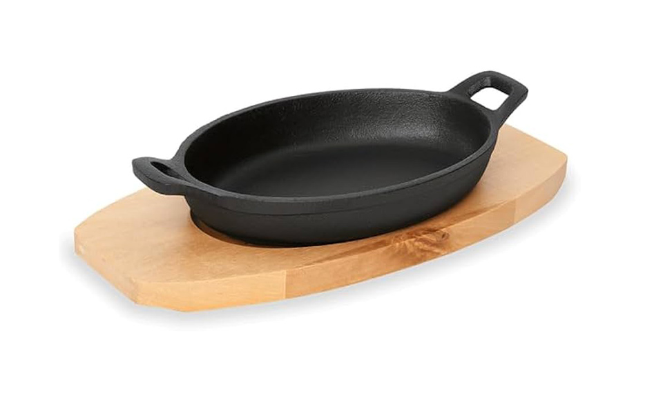 GUSANA POSUDA SA DRVENIM POSTOLJEM 24x17