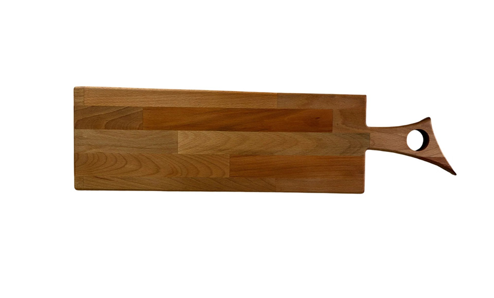 ARBOREA Daska za serviranje sa asimetričnom drškom, drvena,19x70 cm