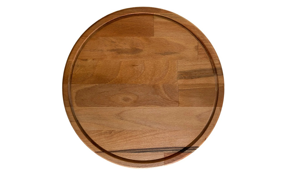 ARBOREA Okrugla daska za serviranje, drvena, fi 40 cm