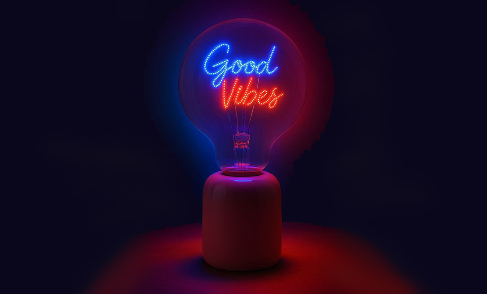 GOOD VIBES LAMPA BEŽIČNA