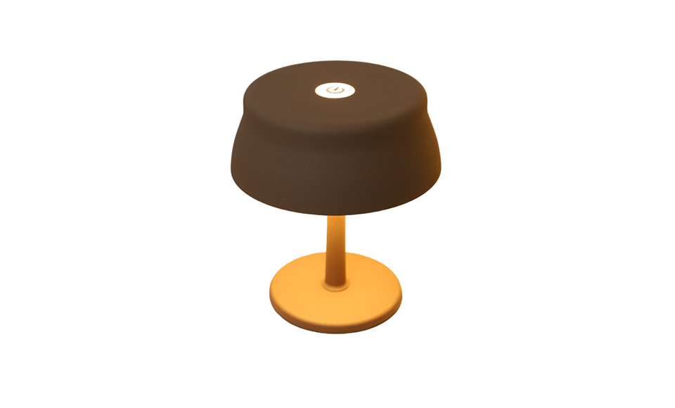 BEŽIČNA STONA LAMPA BRAON