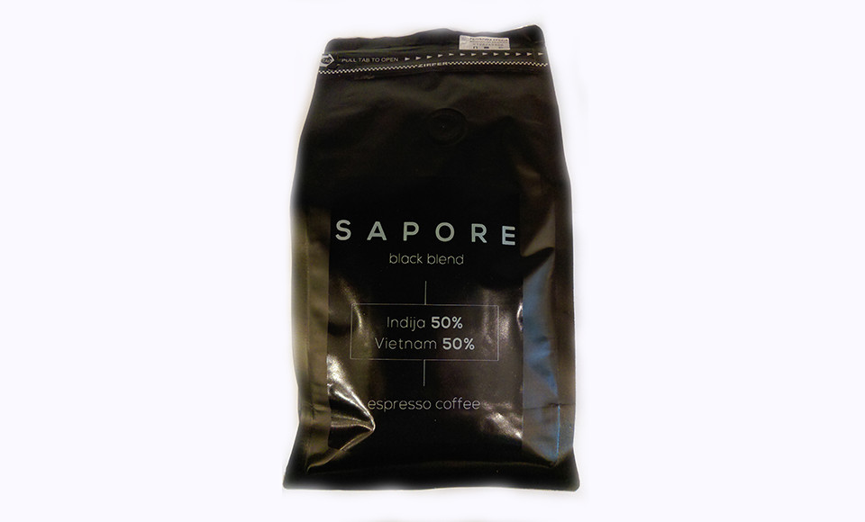SAPORE BLACK BREND ESPRESSO KAFA 1 KG