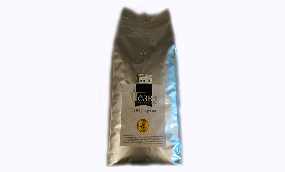DŽEZVA SUPER KREMA ESPRESSO KAFA 1 KG