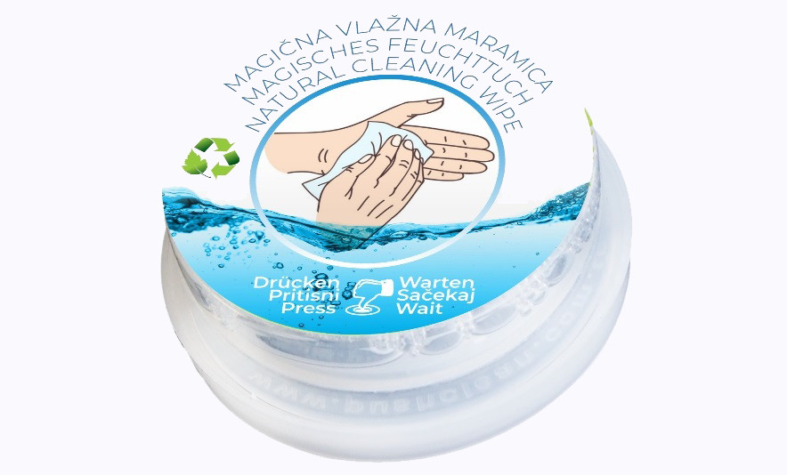 MAGIČNE MARAMICE ZA HIGIJENU RUKU 250 KOMADA