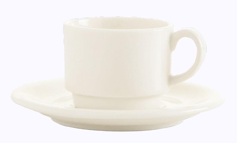 ŠOLJICA SA TACNOM CREMA LINE 90 ML