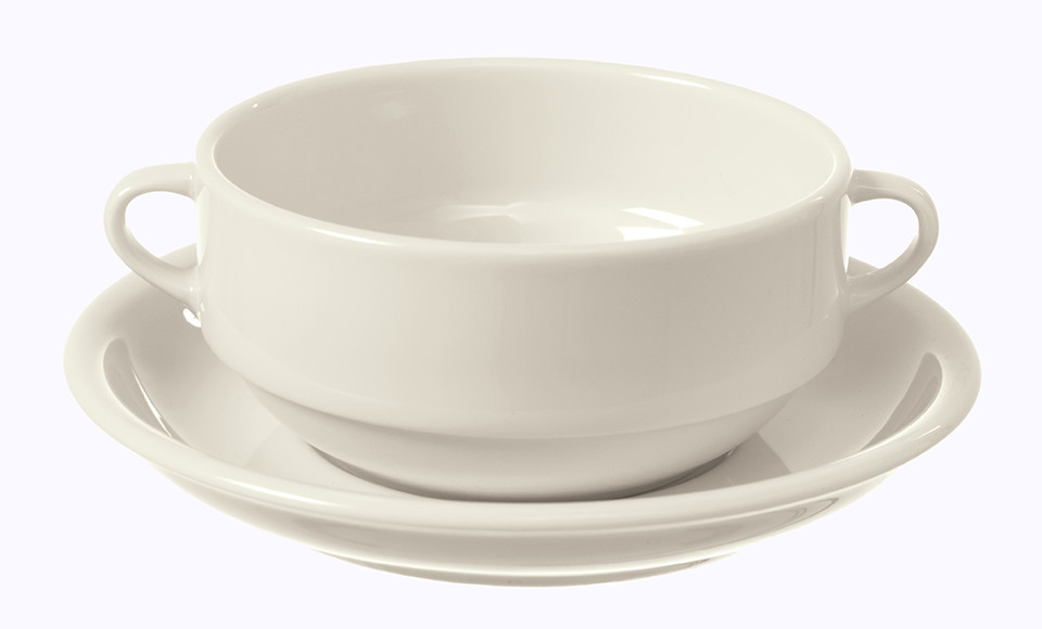 ČINIJA ZA SUPU SA TACNOM CREMA LINE 380 ML