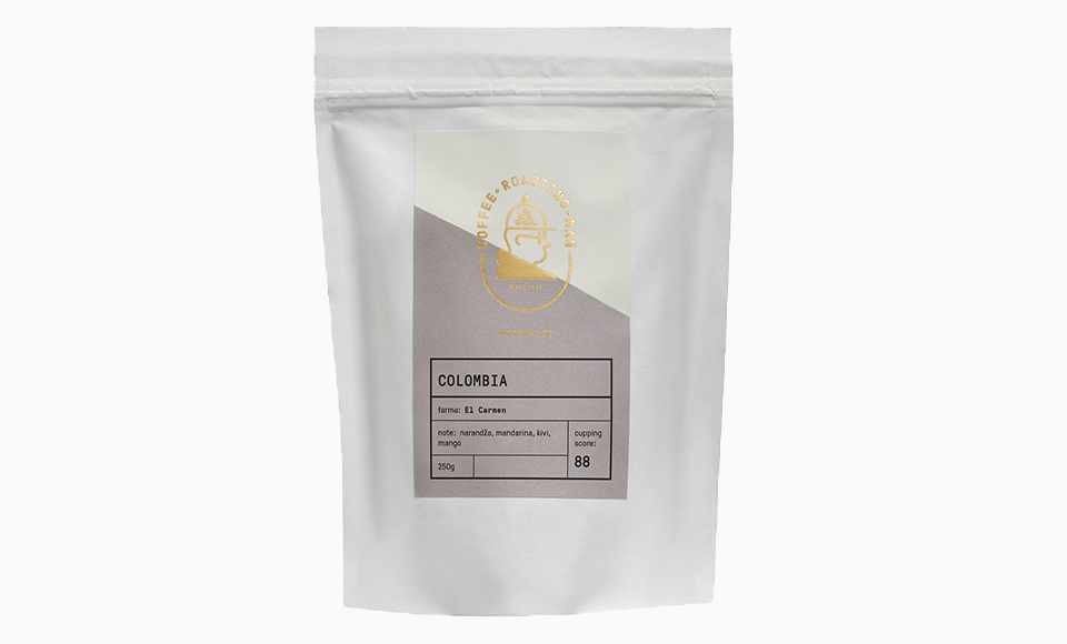 COLOMBIA EL CARMEN 250 GRAMA ESPESSO PRŽENJE