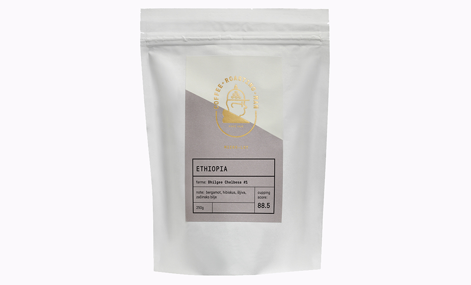 ETHIOPIA DHILGEE CHELBESA 250 GRAMA FILTER PRŽENJE