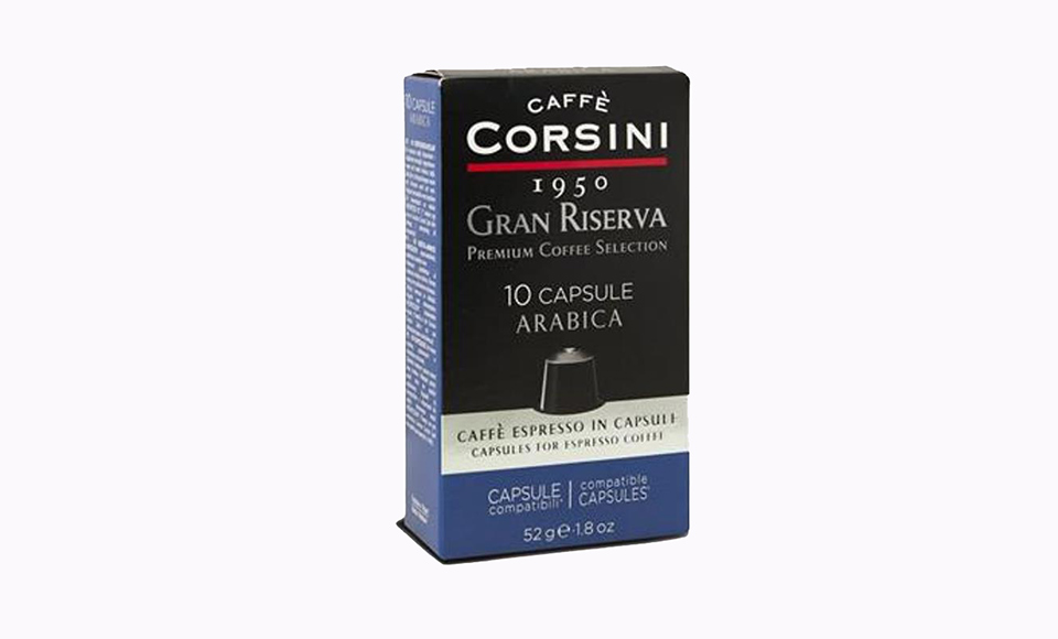 CAFFE CORSINI GRAN RISERVA ARABICA KAPSULE 10 KOM