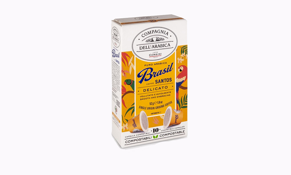 CAFFE CORSINI BRASILE SANTOS KAPSULE 10 KOM