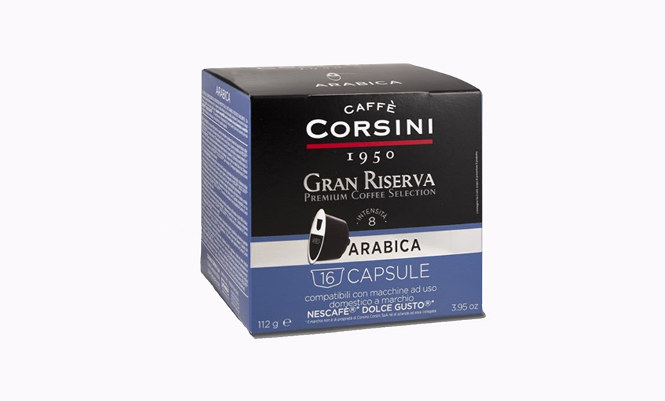 CAFFE CORSINI GRAN RISERVA ARABICA KAPSULE 16 KOM