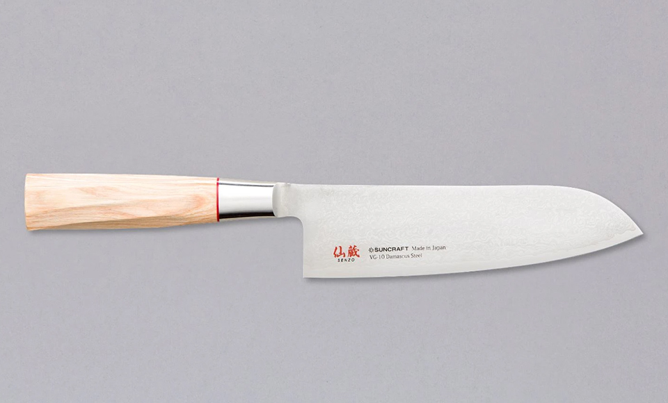 SENZO TWISTED OCTAGON SANTOKU 165 MM