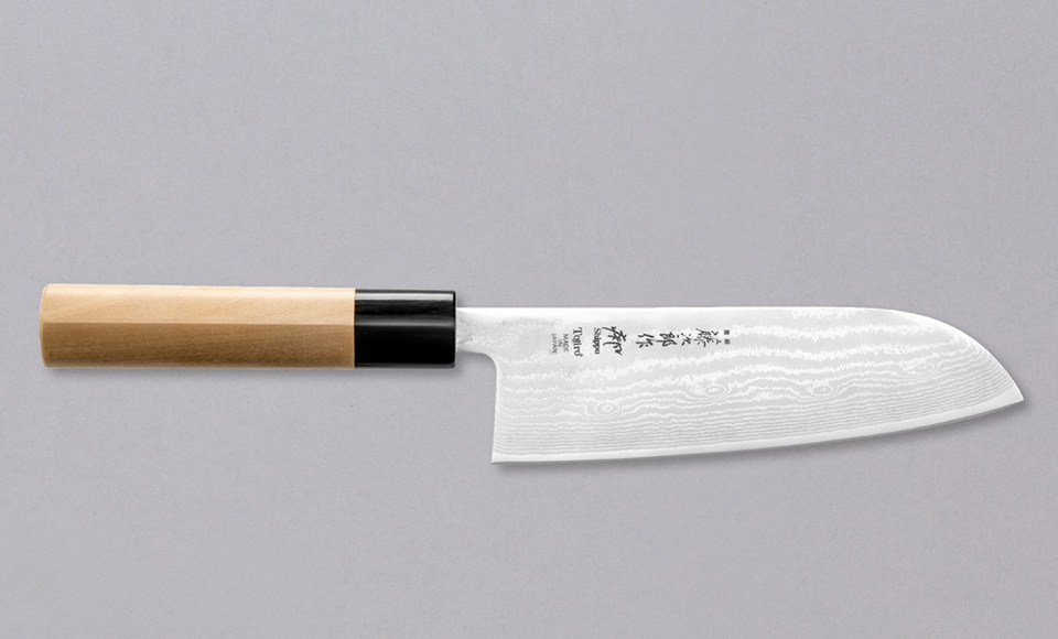 TOJIRO SANTOKU DAMASCUS 165 MM